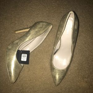 Gold Heels by Express